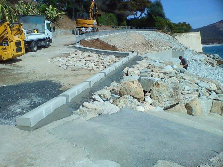 terrassement à Saint-Julien